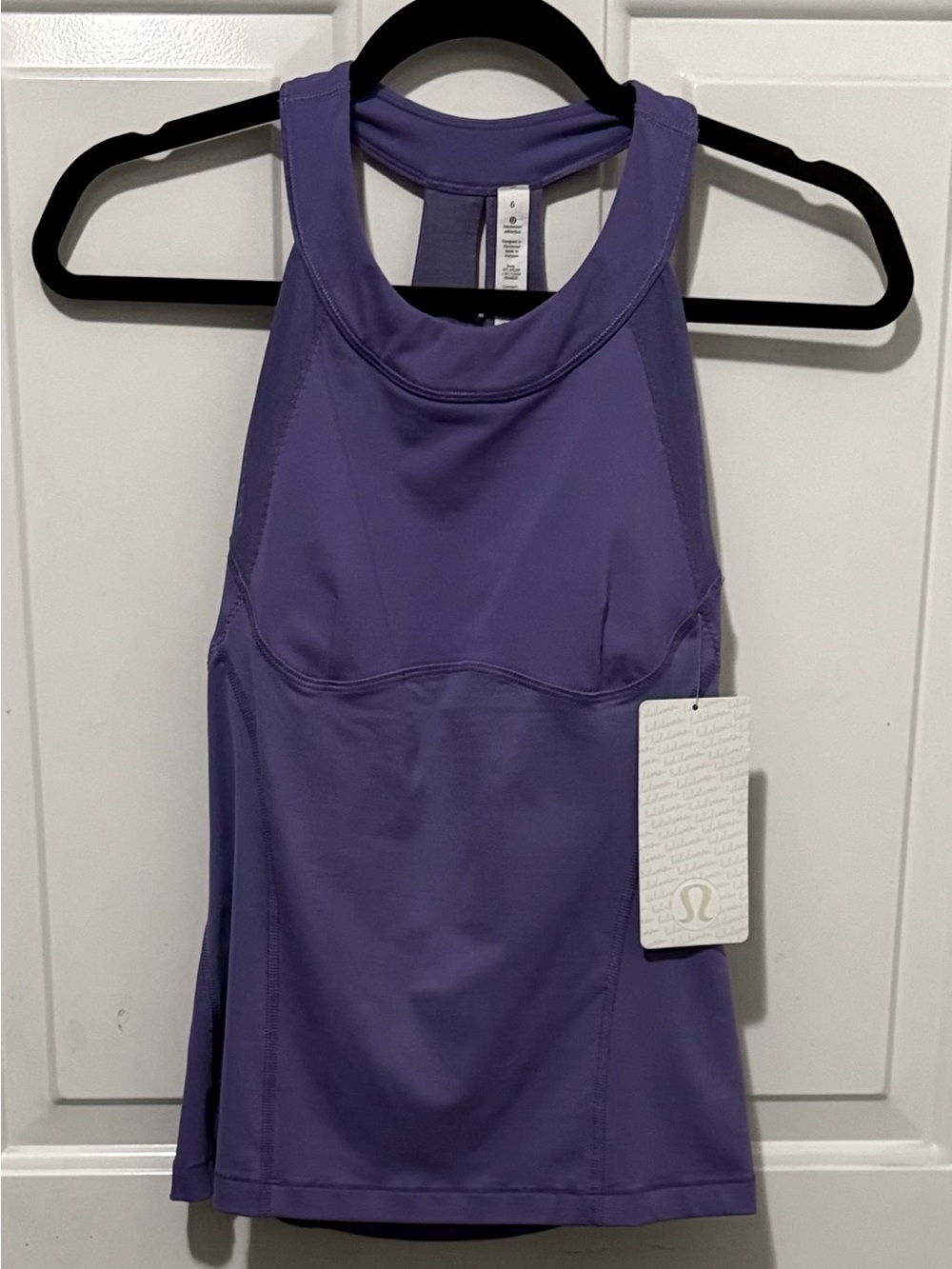 lululemon Run Make It Count Tank Power Purple Size 6